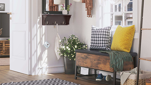 Have Your Entryway Storage Vertical